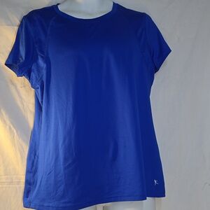 Danskin Short-Sleeve Active Tee in Royal Blue